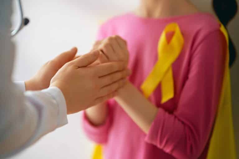 World,Childhood,Cancer,Day.,Girl,Patient,Listening,To,A,Doctor